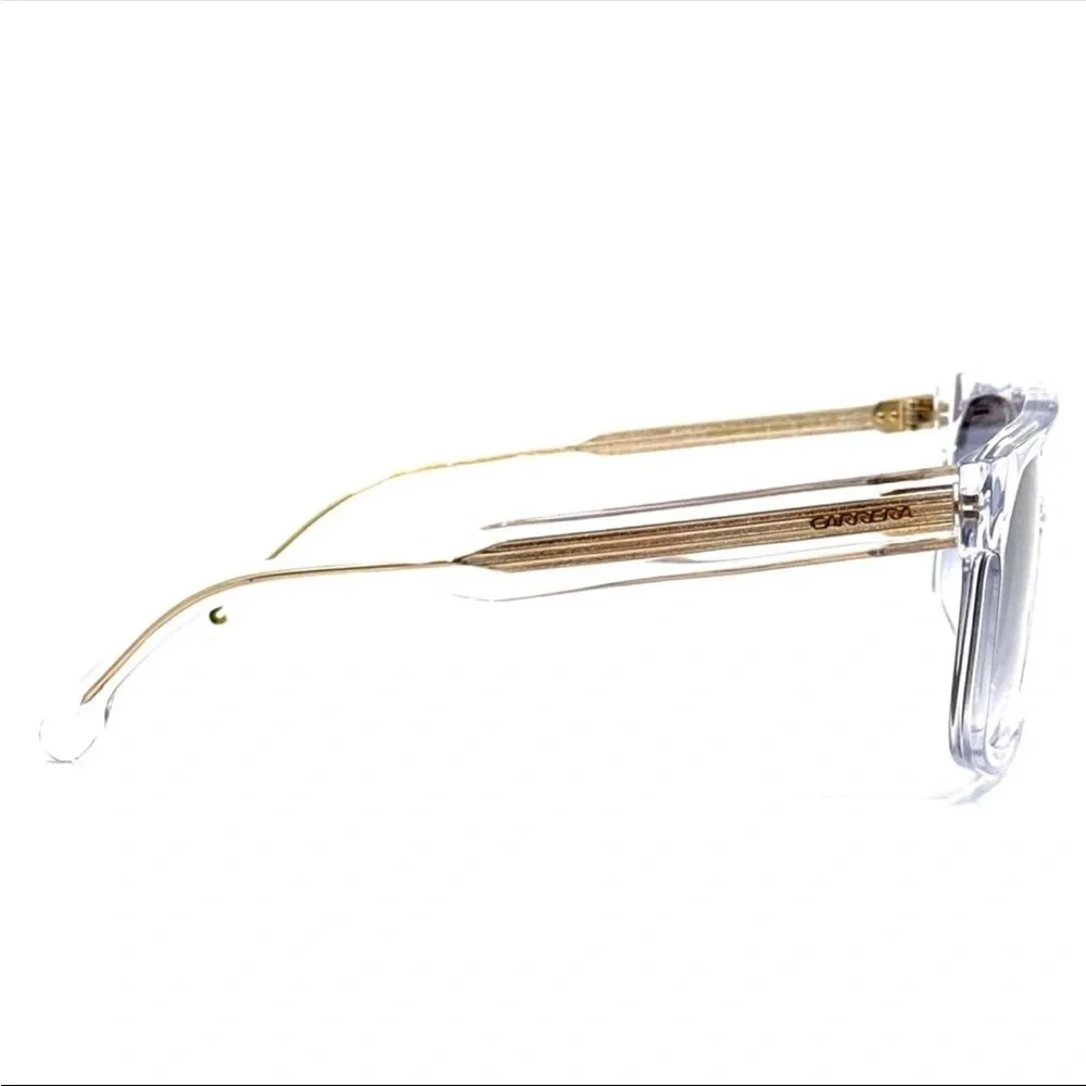 CARRERA 1061/S 9001V TRANSPARENT GOLD AUTHENTIC SUNGLASSES W/CASE 59-16